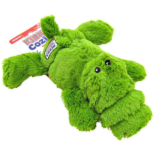 - Toys suitable for multi-pet familiesKONG Cozie Ali The Green Gator Dog Toy