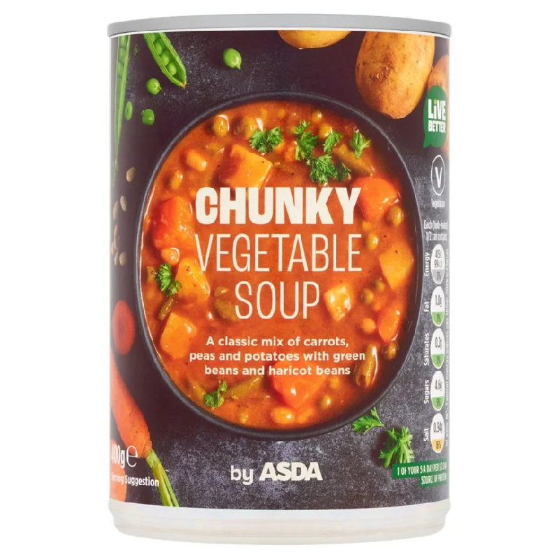 - Summer pet ice matASDA Chunky Vegetable Soup 400g