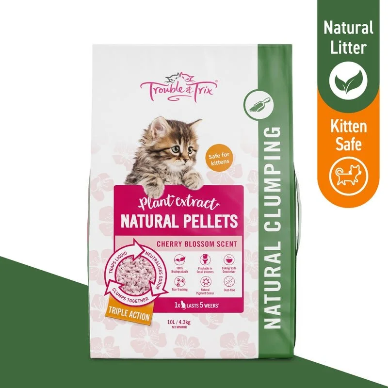 - Dog heart rate monitoring collarTrouble & Trix Natural Pellets Cat Litter - Cherry Blossom