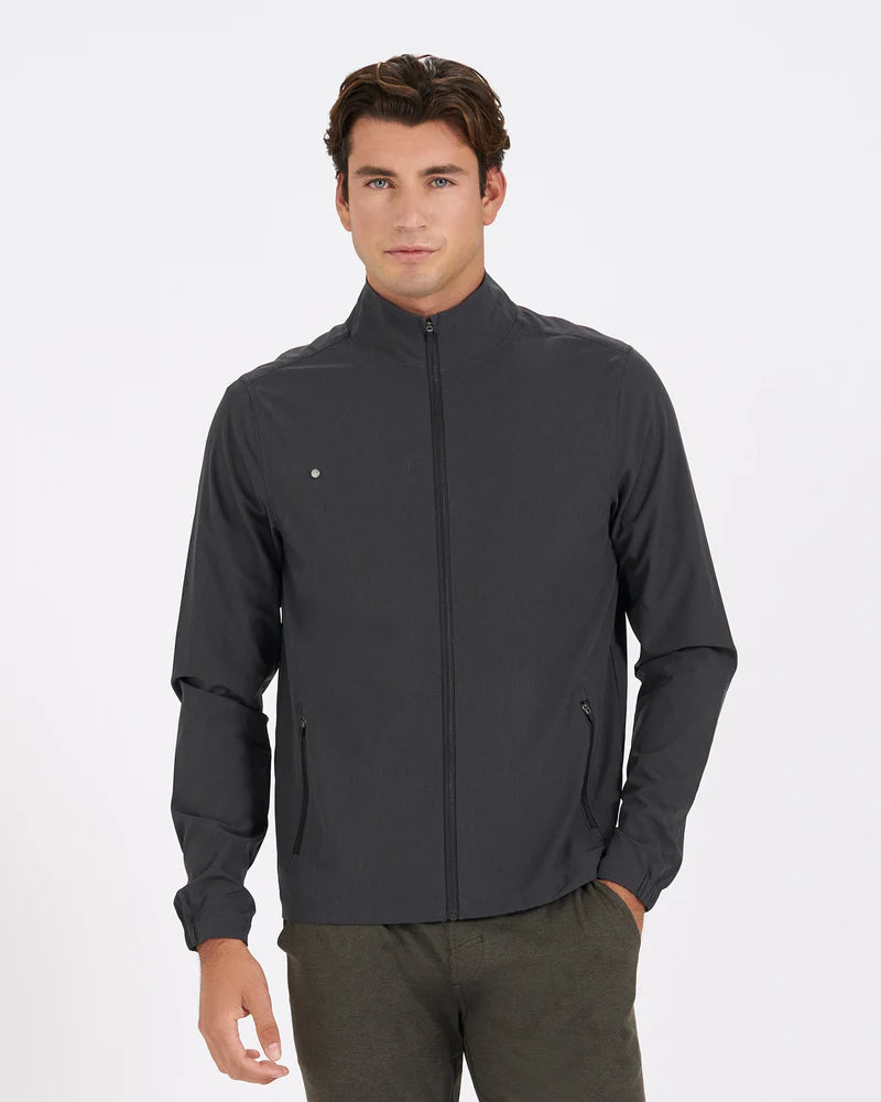 Pet ProductsMen's Venture Track Jacket - Black Linen Texture