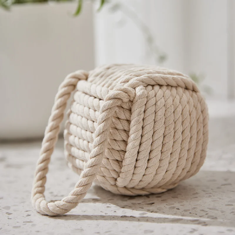 - Pet tear stain cleaning wipesDeborah Hutton Cotton Rope Door Stop