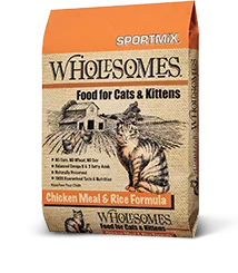    - Where to buy imported cat food  SPORTMiX® Wholesomes™ Chicken Meal & Rice Formula Cat Food