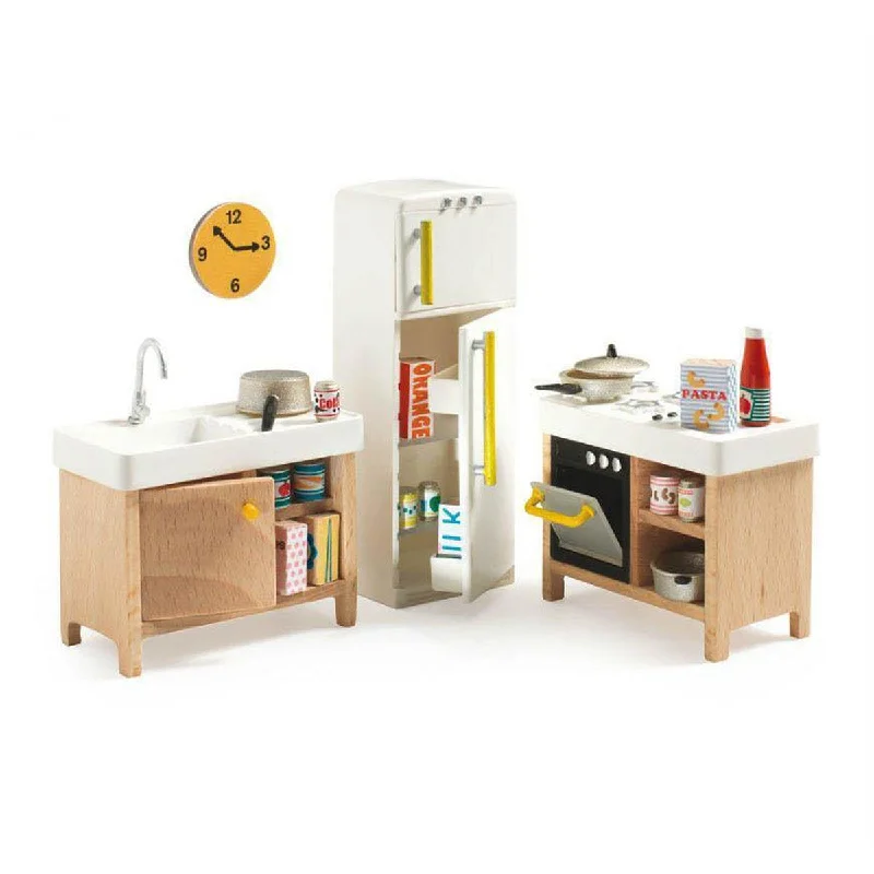 - Car dog seat beltDjeco doll house kitchen set