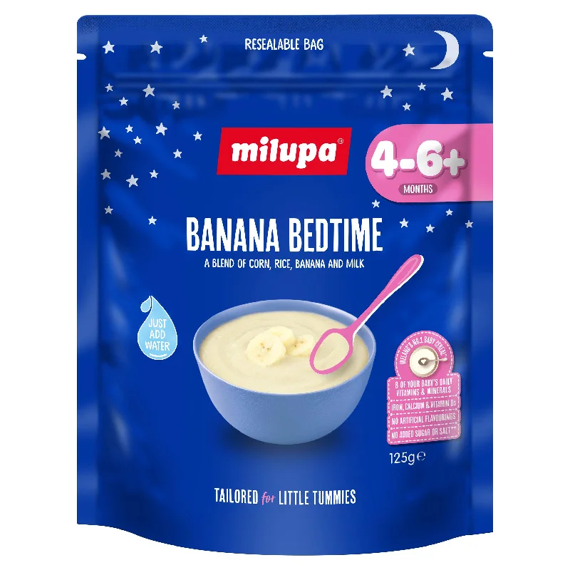 - Natural latex pet mattressMilupa Banana Bedtime 4-6+ Months 125g