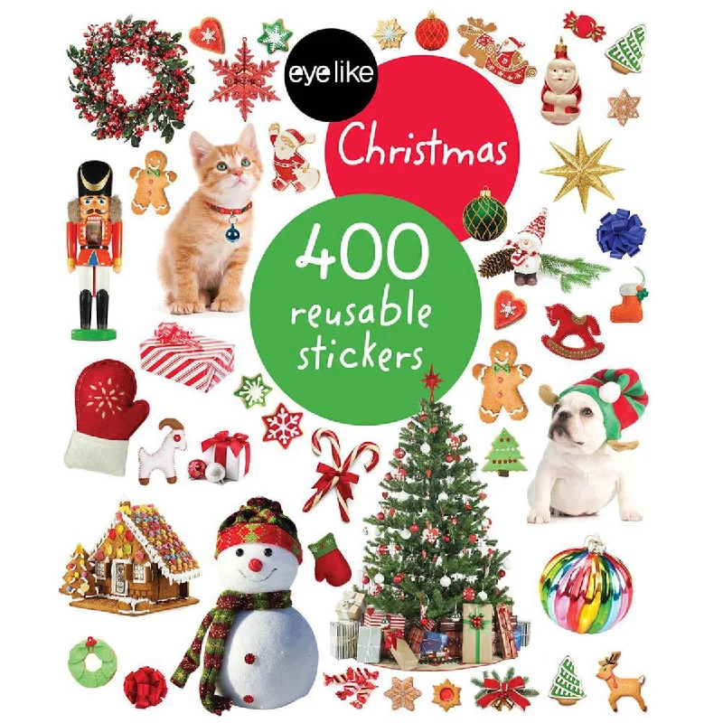 - Postoperative pet anti-licking Elizabethan collarEyelike Christmas sticker book