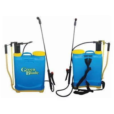 ---Blue 16L Backpack Pressure Sprayer - By Green Blade