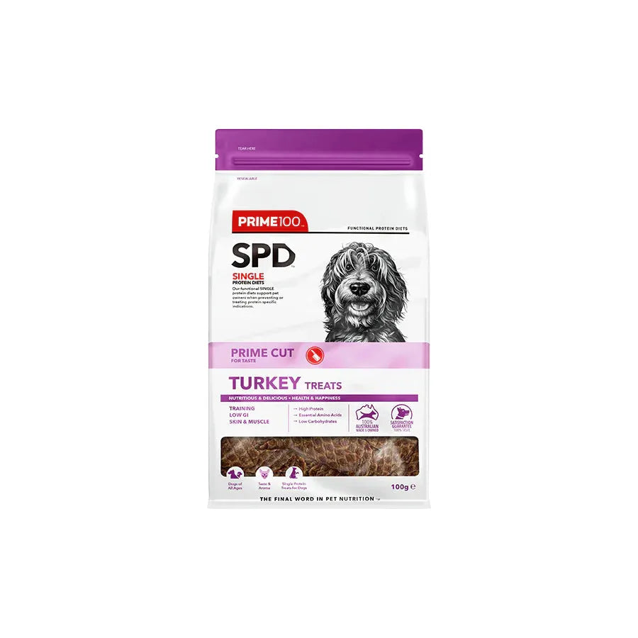 - Dog food discountsPrim100 - SPD™ Prime Cut Turkey Dog Treats 100g