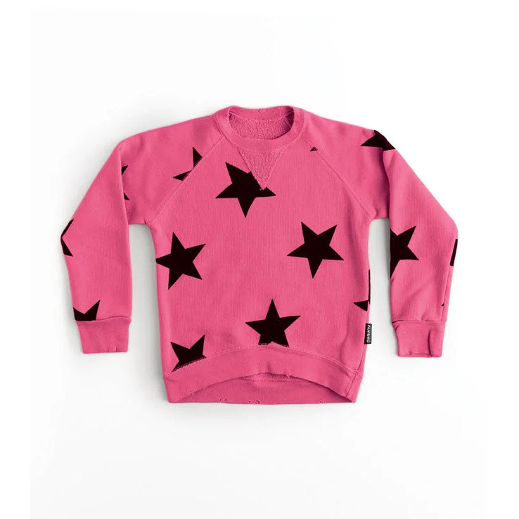 - Organic cotton dog bibsNUNUNU Hot Pink Star Sweatshirt