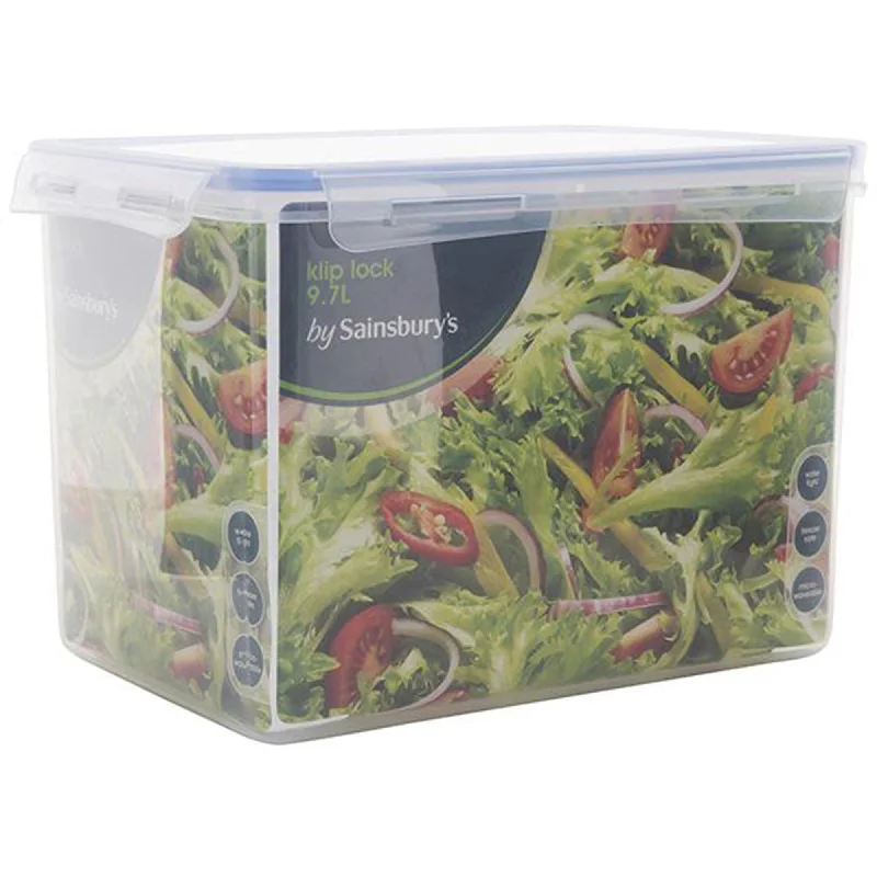 ---Sainsbury's Home Klip Lock Storage 9.7L