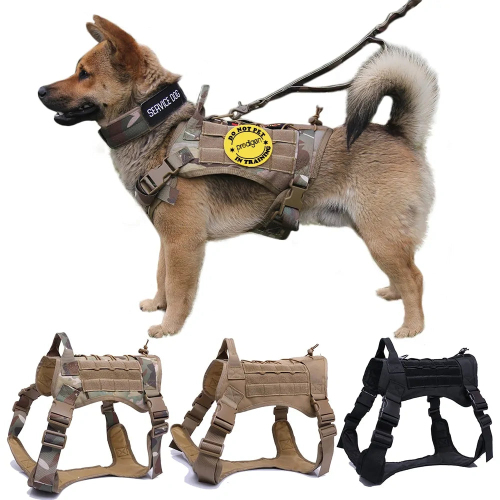 - ​​Pet toys under 10 yuanTactical Dog Harness with Handle & Bungee Leash for Large Dogs