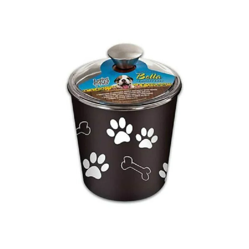 - Degradable pet feces bagLoving Pets Bella Dog Treat Canister Espresso Grey