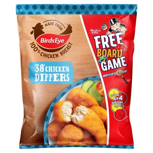 - Foldable and portable cat bagBirds Eye 38 Crispy Chicken Dippers    697g