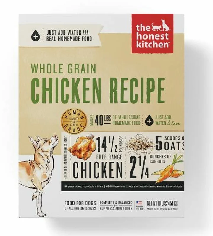 - The effect of dog food on dental healthThe Honest Kitchen Whole Grain Chicken Dehydrated Dog Food