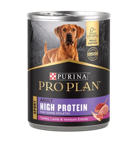 - Pet vitamin complex nutrition tabletsPurina Pro Plan Sport High Protein Turkey, Lamb & Venison Wet Dog Food (13 oz)