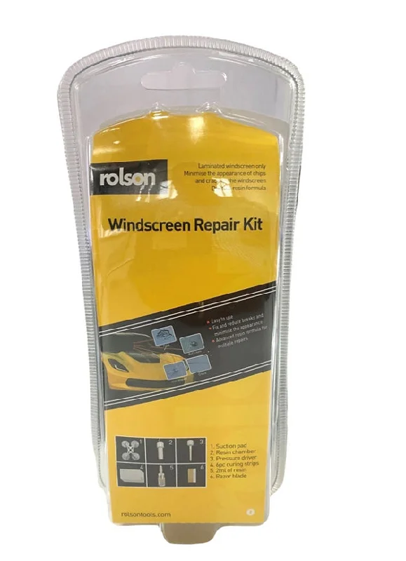 - Air box TSA certified check-inRolson Windscreen Repair Kit