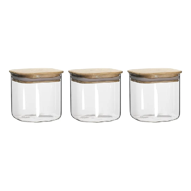 - Automatic temperature adjustment cat bedEcology Pantry Set of 3 Square Canisters 10.5cm