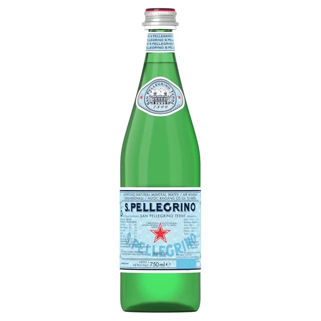 - Air box TSA certified check-inSan Pellegrino Sparkling Natural Mineral Water Glass   750ml