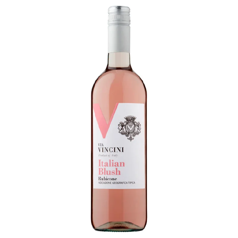 ---Via Vincini Italian Blush Rubicone 75cl