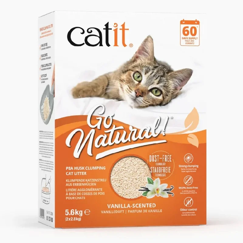 - Cat stress soothing sprayCatit Go Natural! Pea Husk Cat Litter 5.6kg Vanilla