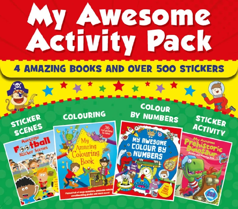 - Organic cotton dog bibsIgloo Books My Awesome Activity Pack