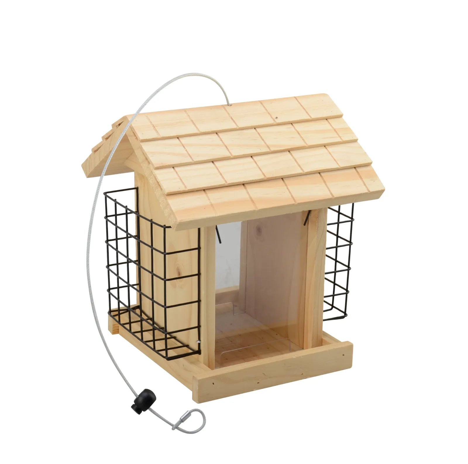 - Air box TSA certified check-inWooden Bird Feeder With 2 Suet Cages