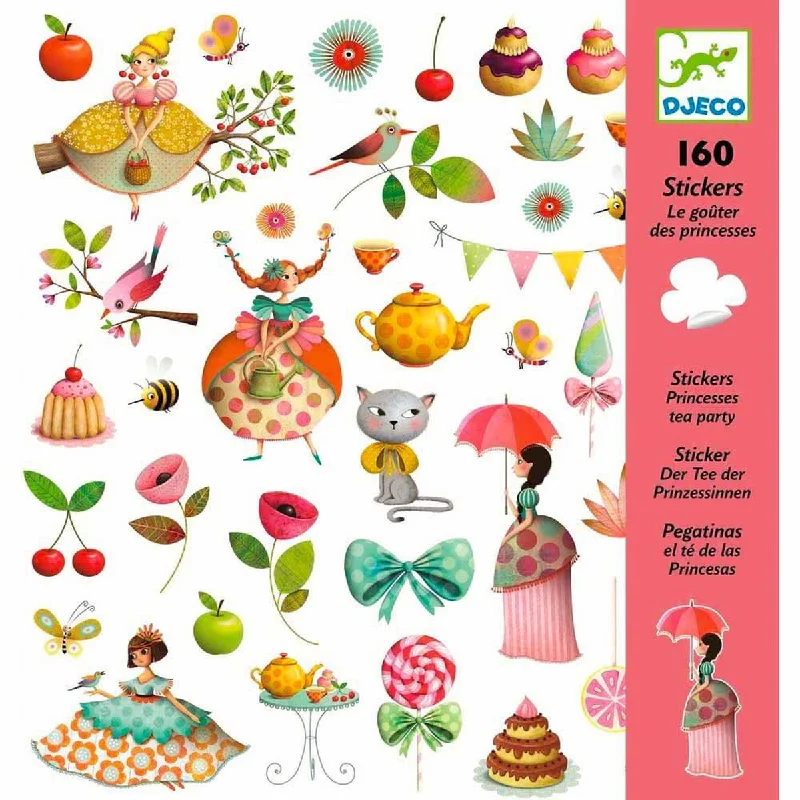 - Pregnant cat delivery room warming boxDjeco princess tea party sticker pack