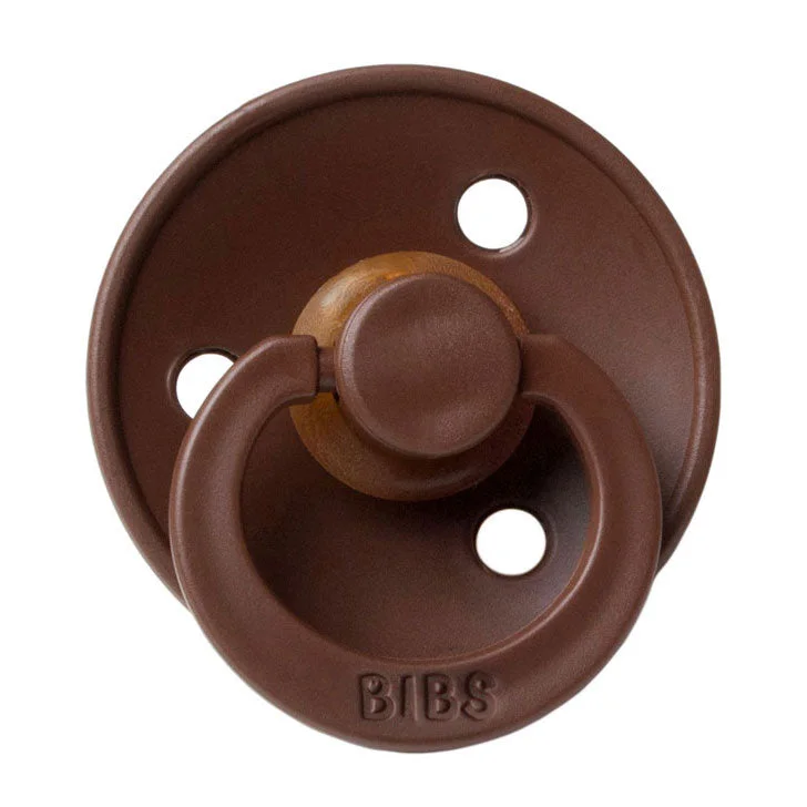 ---Mushie Mocha Bibs Pacifier