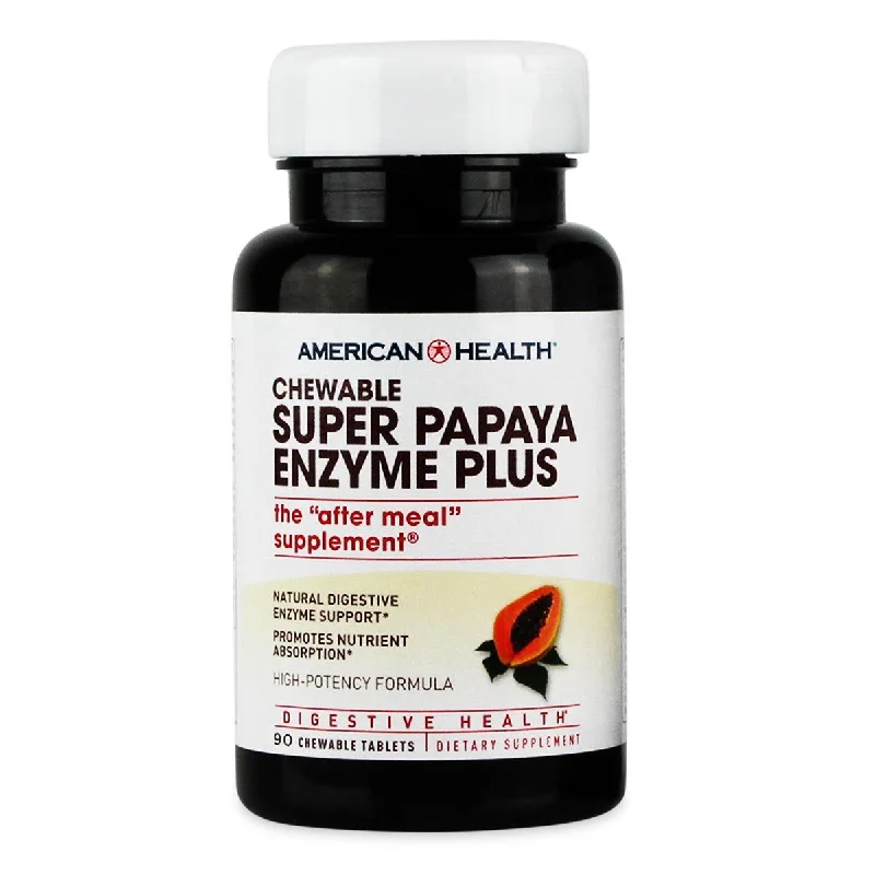 - Air box TSA certified check-inAmerican Health Chewable Super Papaya Enzyme Plus (90 count) #10079511