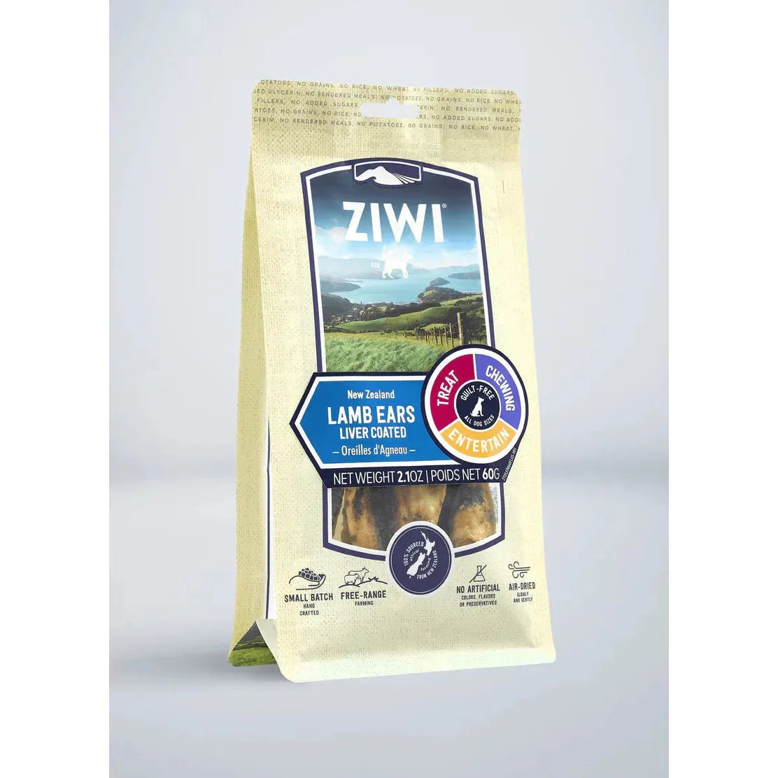 - Hypoallergenic dog foodZIWI Dog Treats Lamb Ears Liver Coated 60g