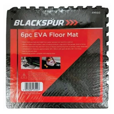 - Automatic temperature adjustment cat bed6pc Black 60cm x 60cm EVA Gym Flooring Tile Set - By Blackspur