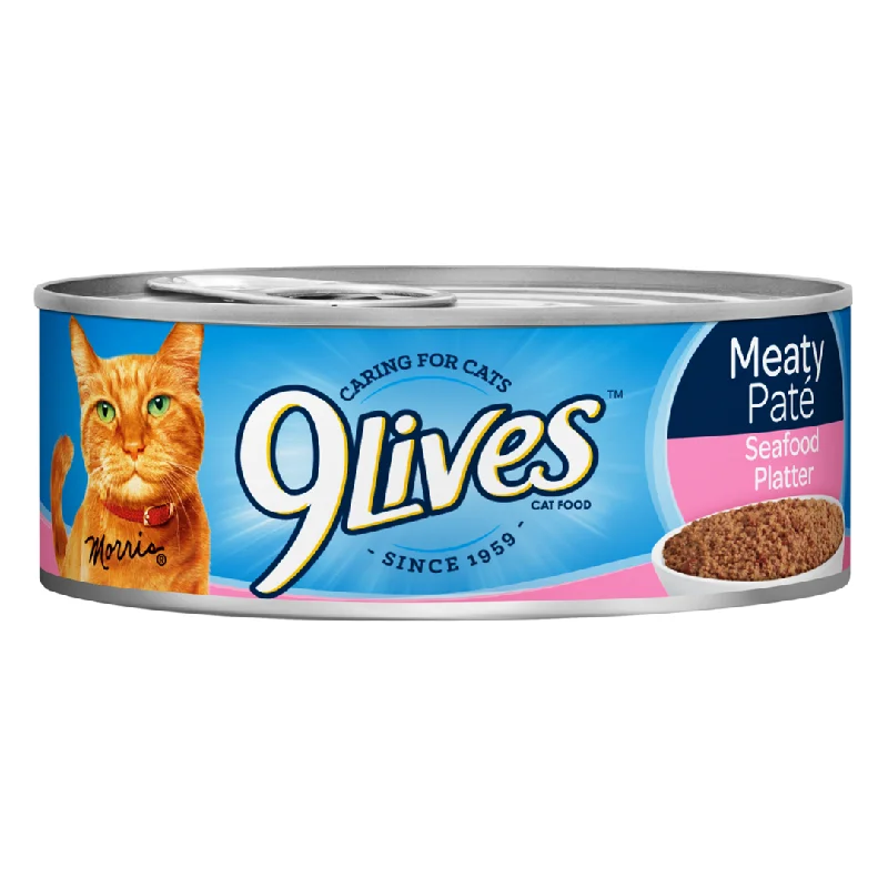 Cat Food9 Lives Seafood Platter Canned Cat Food