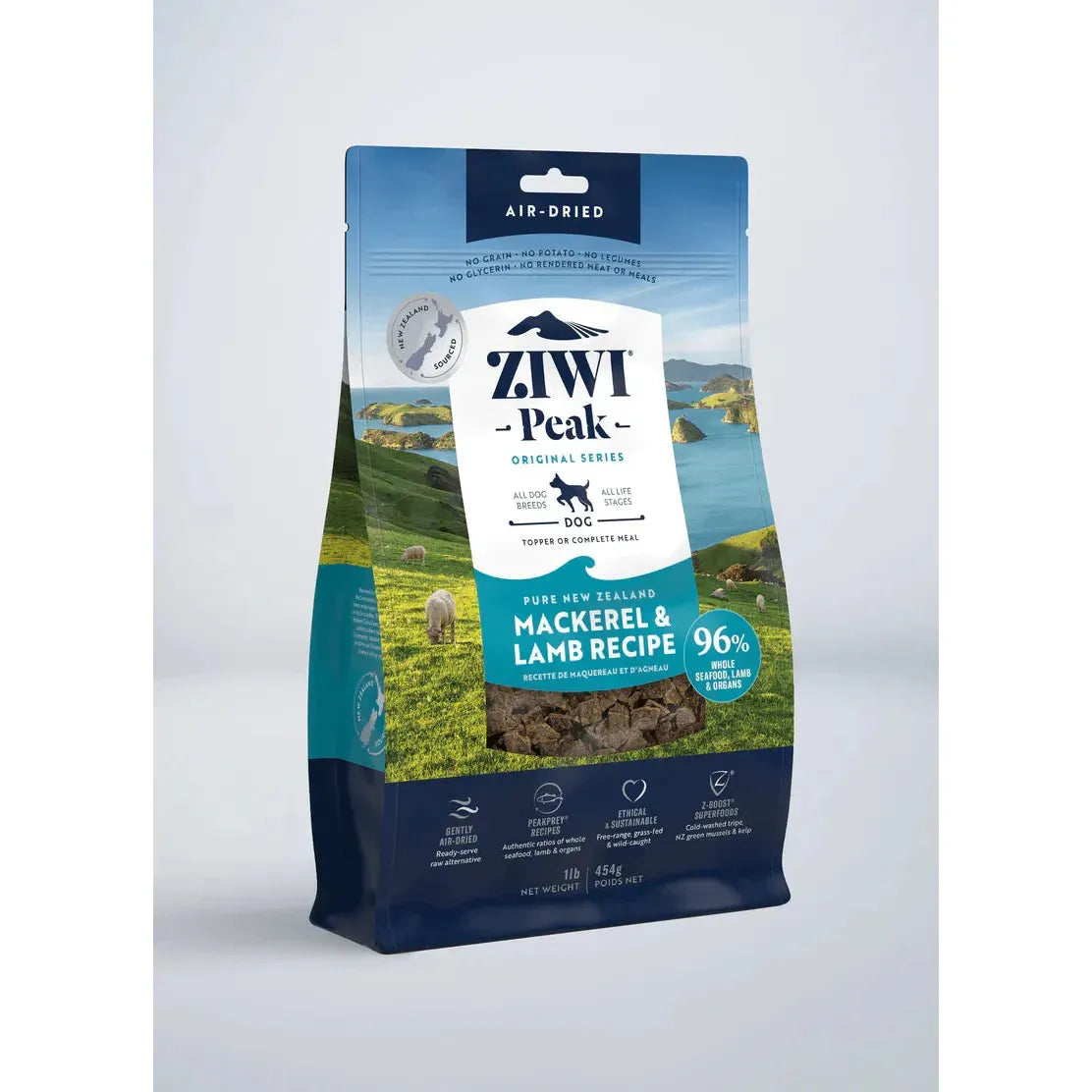 -Grain-free dog food recommendationZIWI Peak Dog Food Air Dried Mackerel and Lamb Recipe