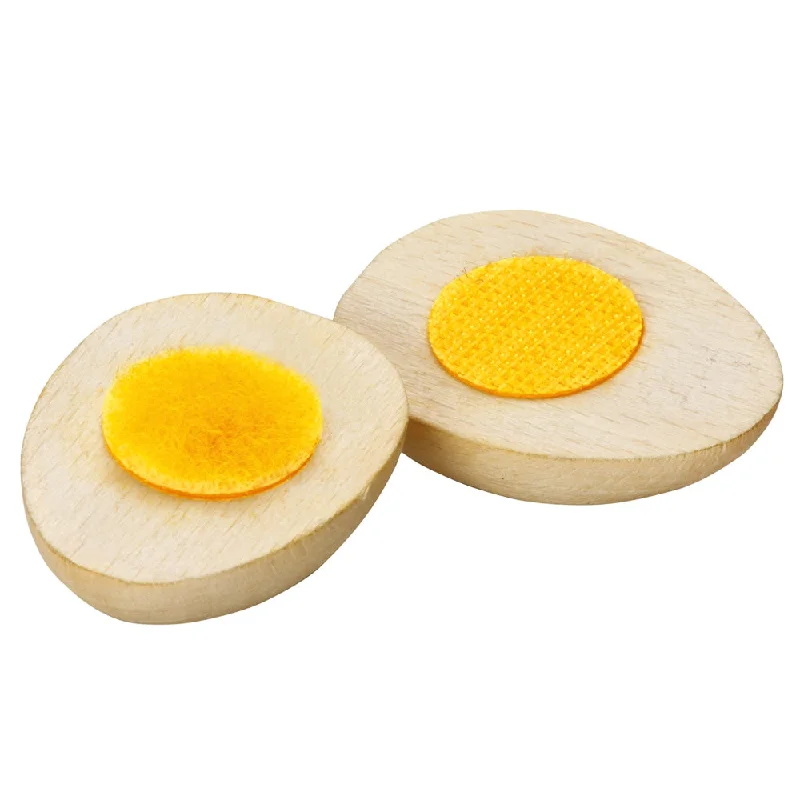 ---Erzi Egg To Cut Wooden Play Food