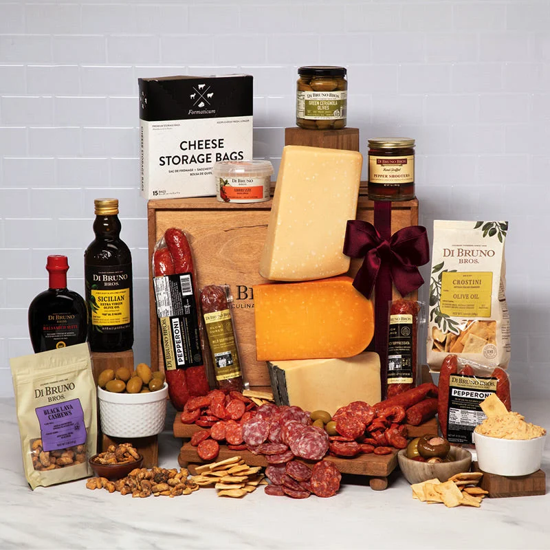 ---Fuhgettaboutit Cheese & Charcuterie Gourmet Gift Crate