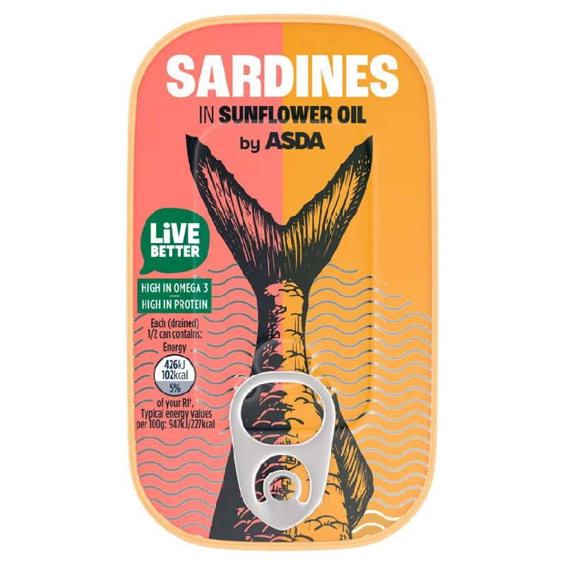 - Automatic temperature adjustment cat bedASDA Sardines in Sunflower Oil 120g