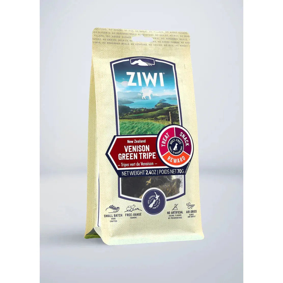 - Gastrointestinal conditioning dog foodZIWI Dog Treats Venison Green Tripe 70g