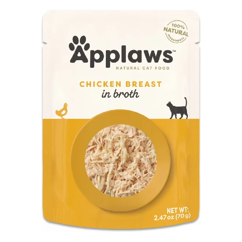    - Cat food for pregnant and nursing cats  Applaws Chicken Breast in Broth Cat Food Pouches