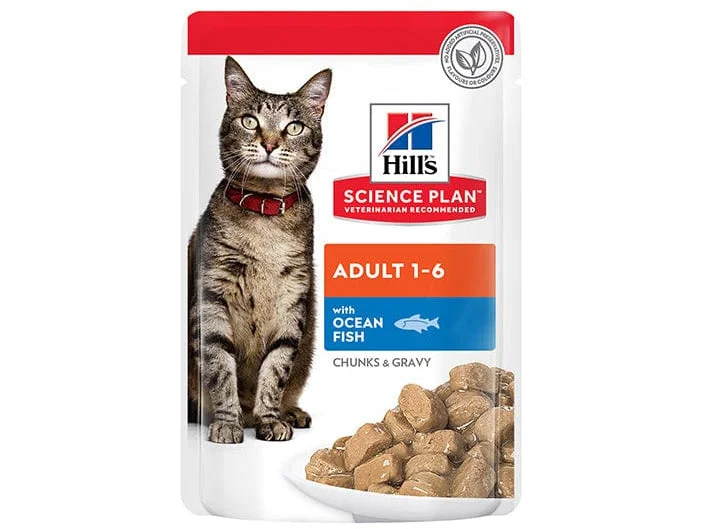    - How is Bricky cat food?  Hill`s Science Plan Tender Chunks in Gravy Adult Wet Cat Food Ocean Fish (Pouches) 85G