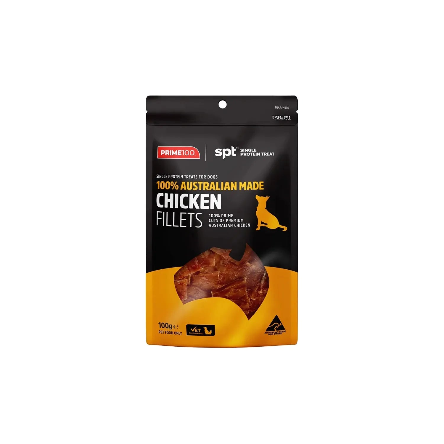  -Chicken-flavored dog foodPrim100 - SPT™ Fillet Chicken Dog Treats 100g