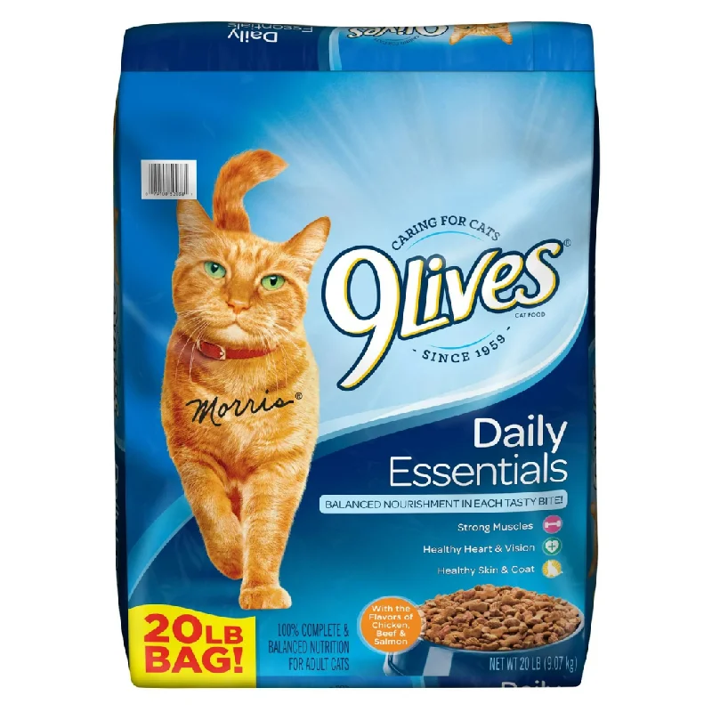 1. **Functional Cat Food**  9 Lives Daily Essentials Dry Cat Food