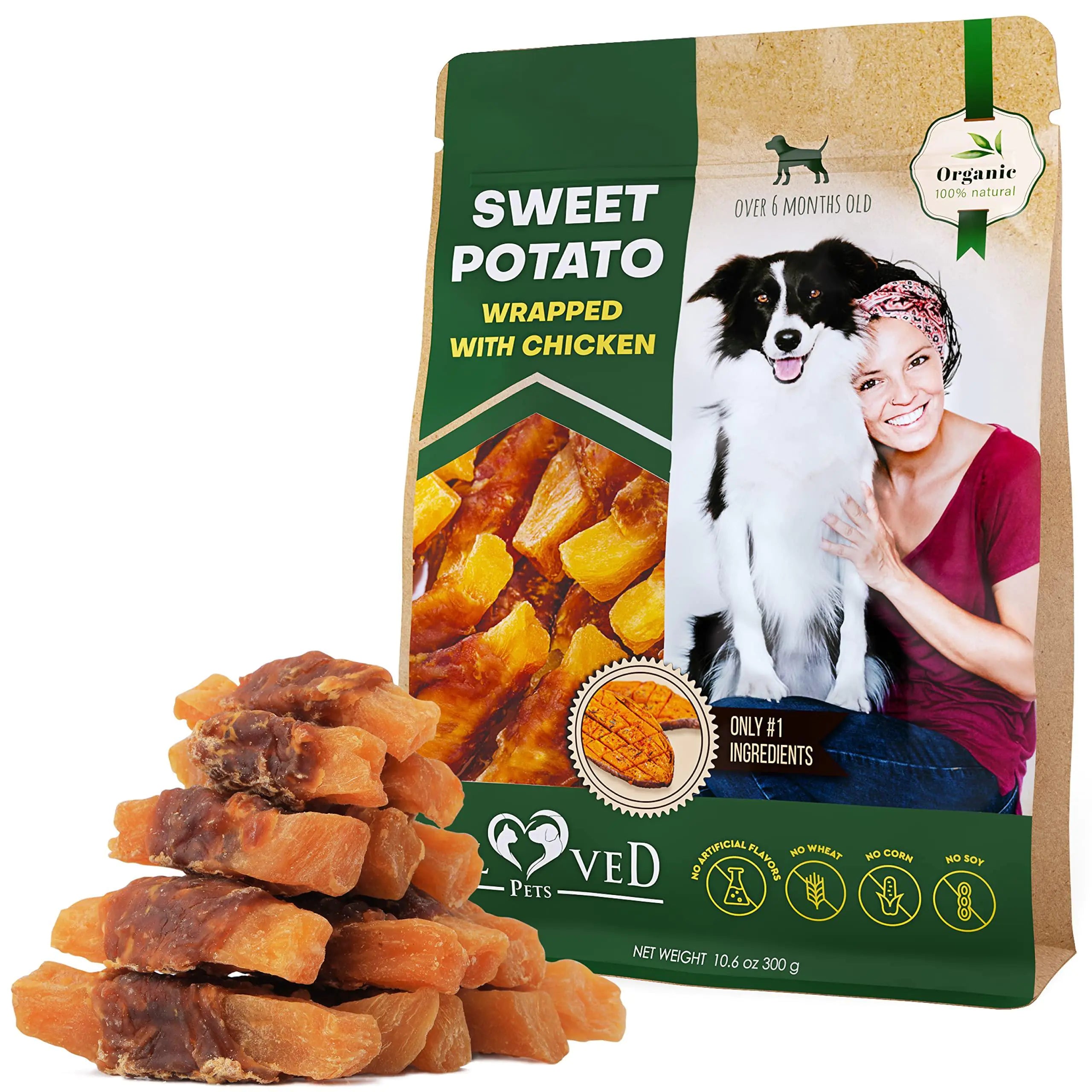 - Cat hair ball removal and hair removal creamDog Sweet Potato Wrapped with Chicken Pet Natural Chew Treats Grain Free Snacks