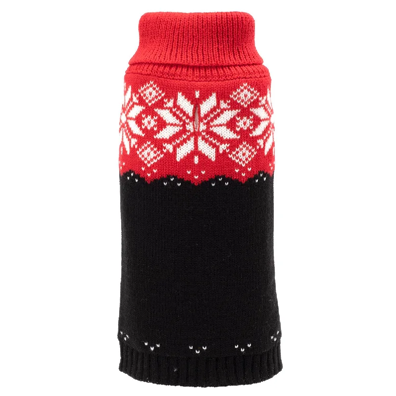 - Indoor pet toy recommendationsSnowtrails Dog Sweater Red/Black